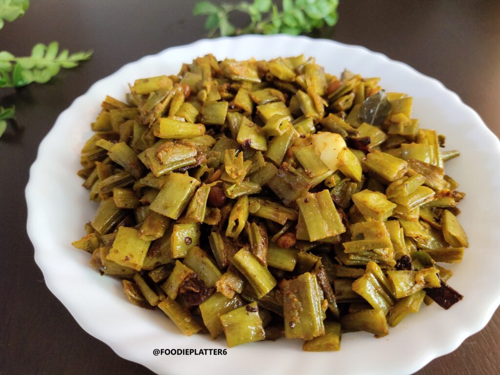 Goruchikkudu fry (Cluster beans recipe) - Foodie Platter - Recipe world