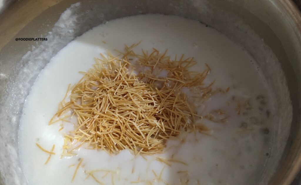 Sabudana semiya kheer- saggubiyyam payasam